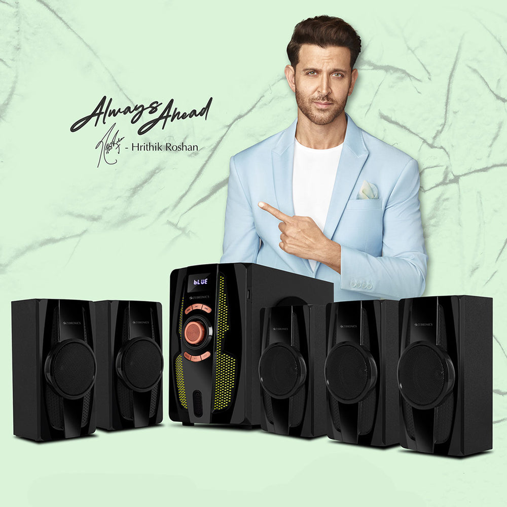 ZEBRONICS BASSO 200 5.1 BT SPEAKER ZEBRONICS BASSO 200 5.1 BT SPEAKER